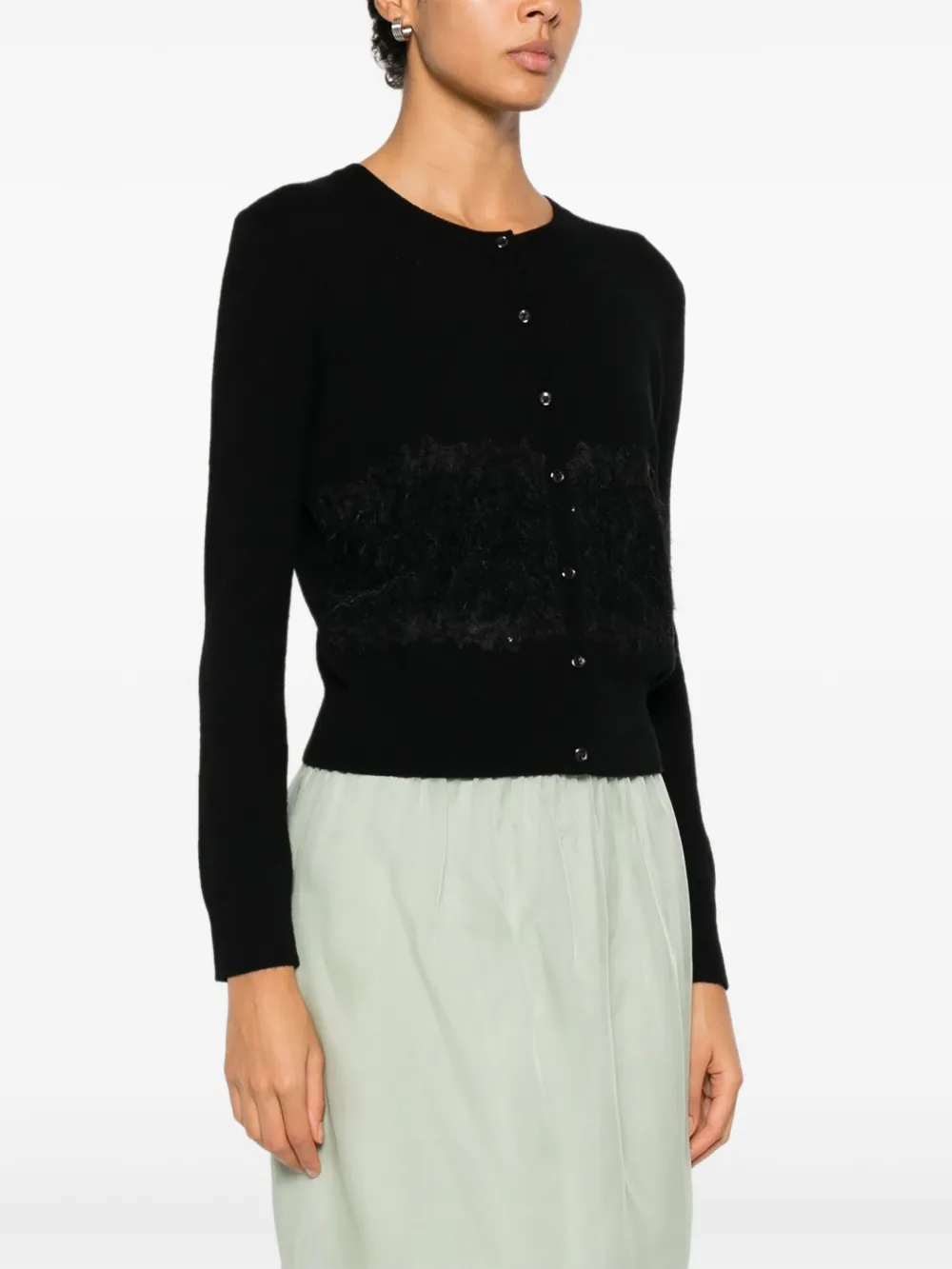 ERMANNO FIRENZE Vest verfraaid met pailletten Zwart