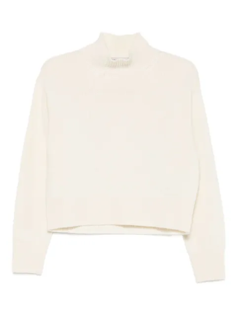ERMANNO FIRENZE  ribbed-trim sweater