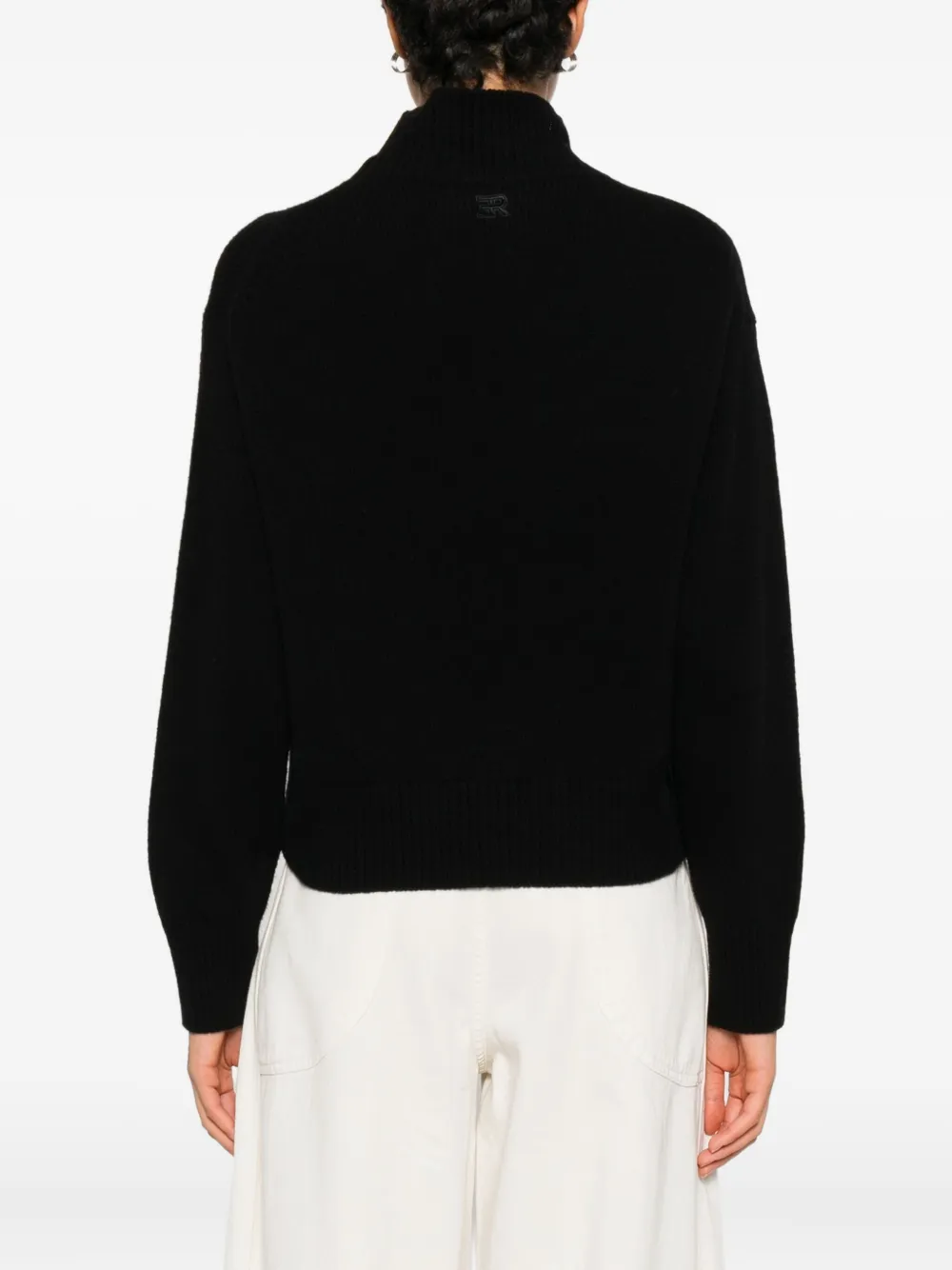 ERMANNO FIRENZE Gebreide coltrui Zwart