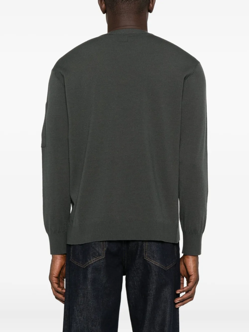 C.P. Company Trui met Lens-detail Grijs