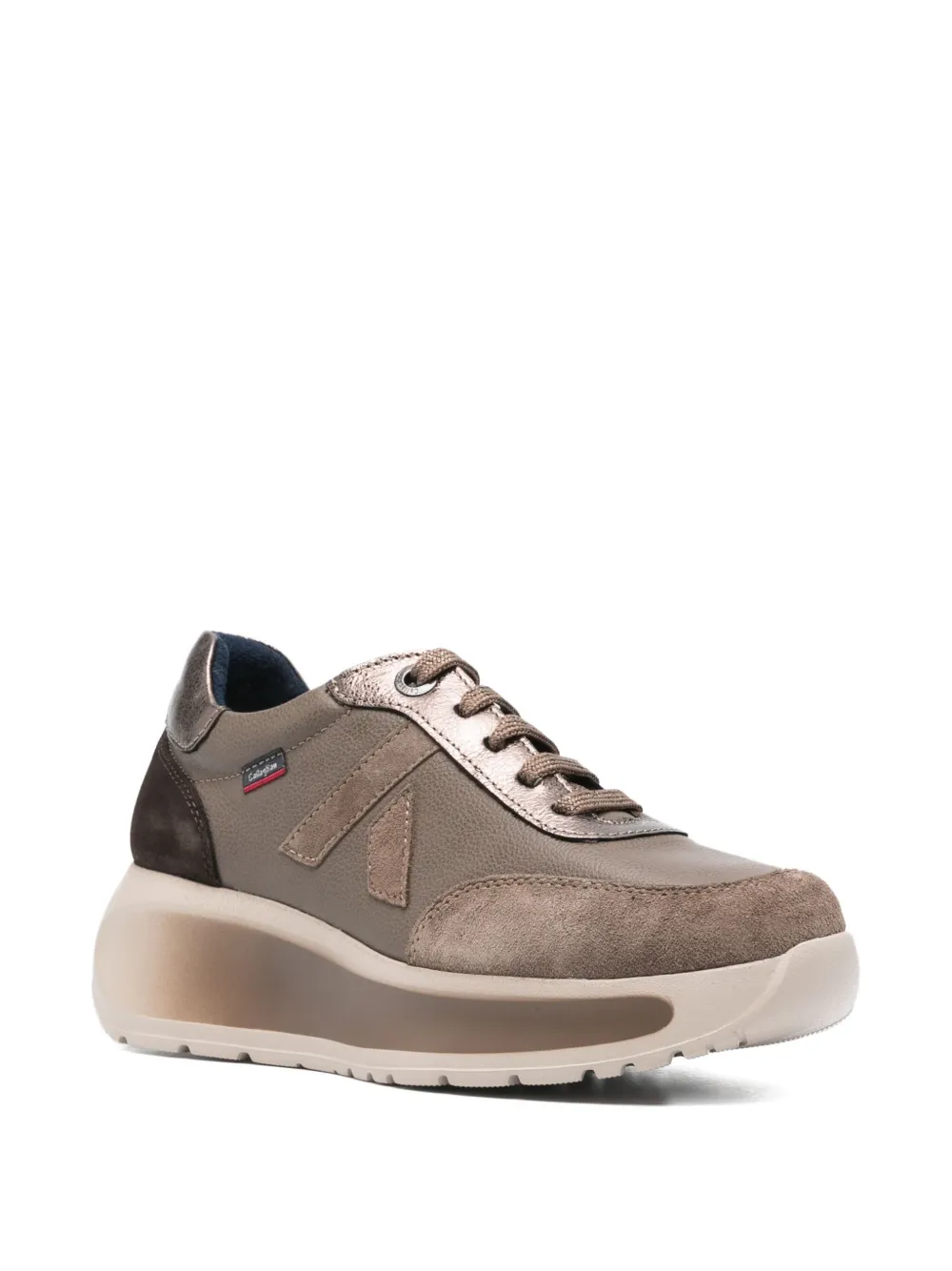Callaghan Panelled Sneakers In Brown