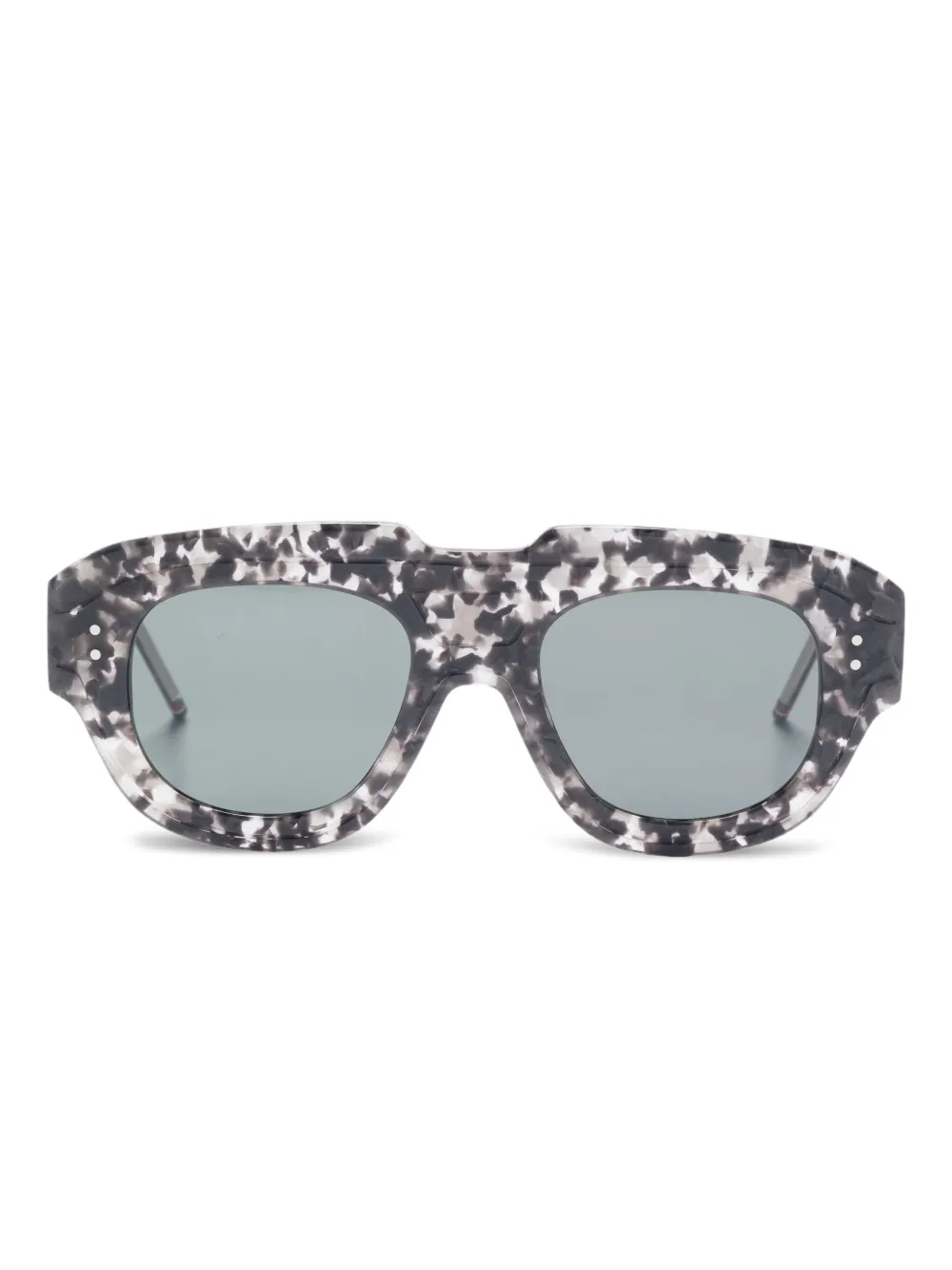 Thom Browne Eyewear geometric-frame sunglasses | Black | Image 1