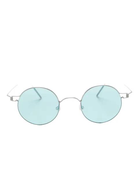 Lindberg round-frame sunglasses