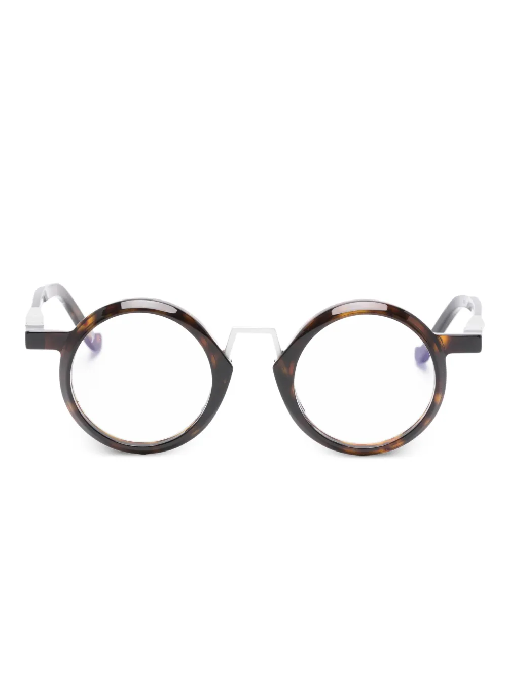 VAVA Eyewear  WL0043 round-frame glasses | Brown | Image 1