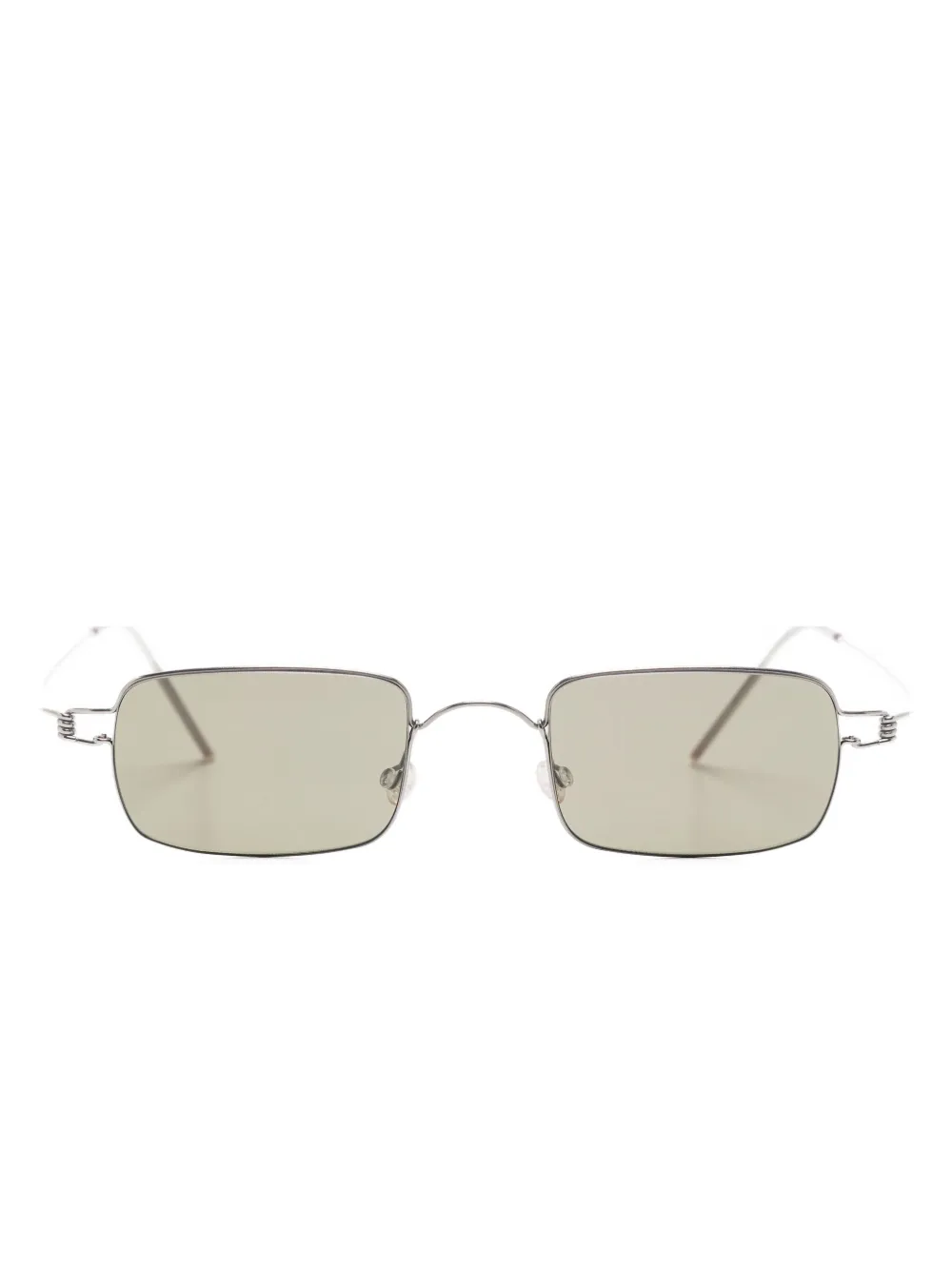 Lindberg Occhiali da sole rettangolari con montatura a giorno - Argento