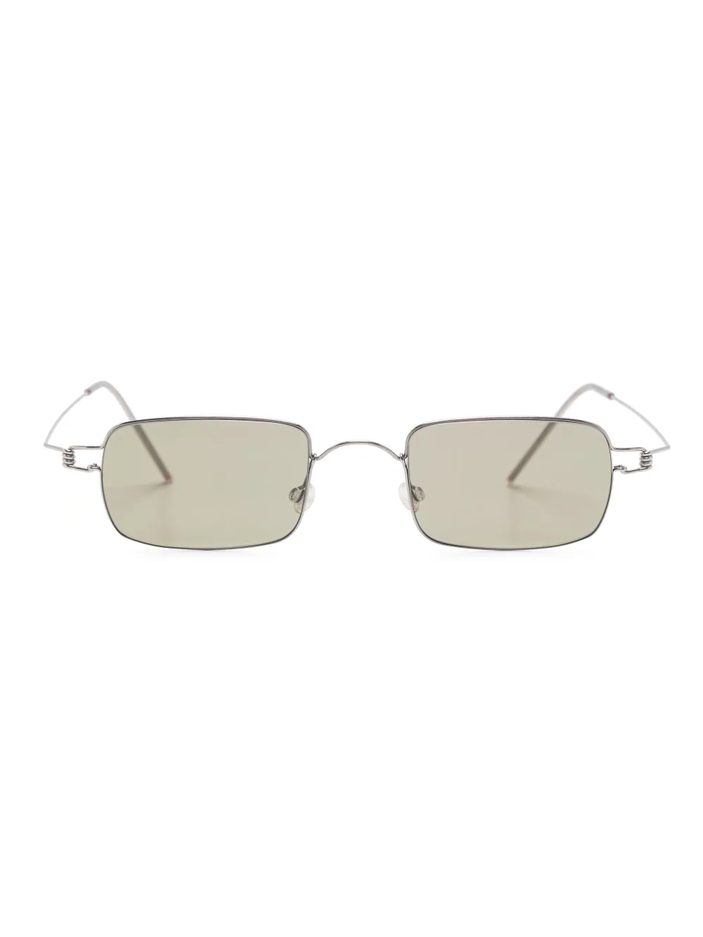 Lindberg rimless rectangle-frame sunglasses | Silver | Image 1