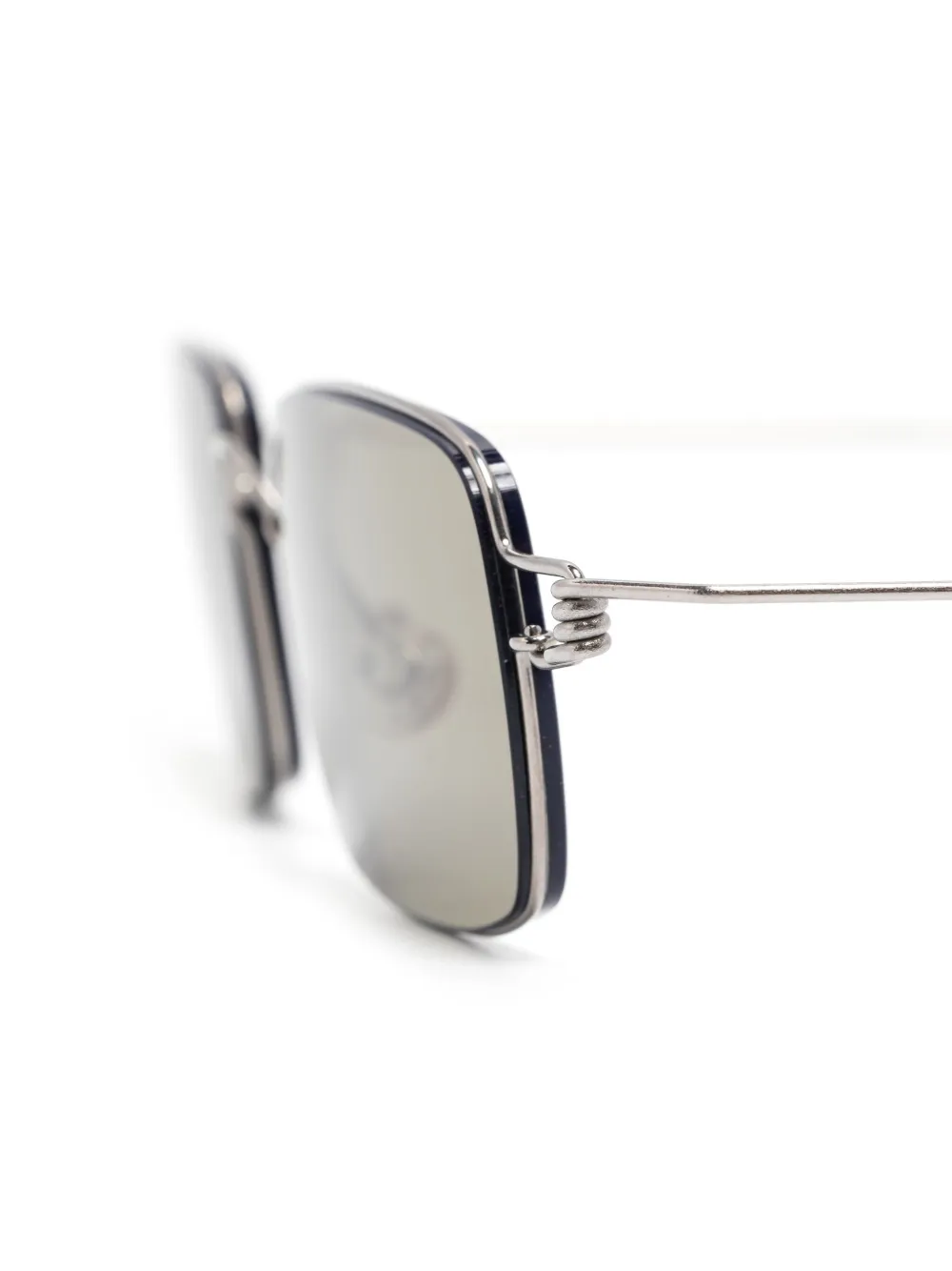 Lindberg リムレス スクエアサングラス In Neutral