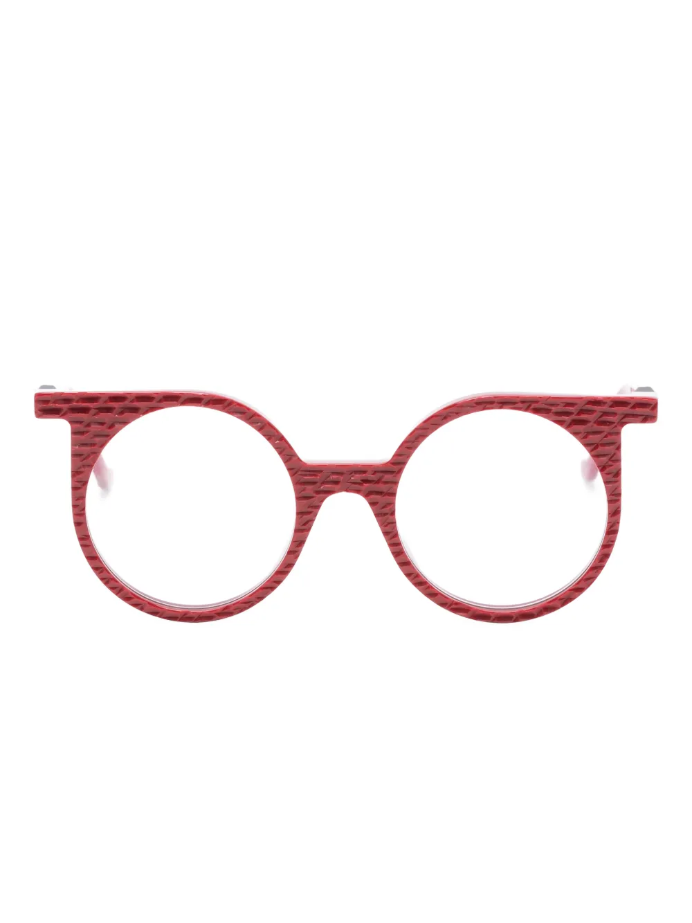 VAVA Eyewear  WL0057 round-frame glasses | Red | Image 1