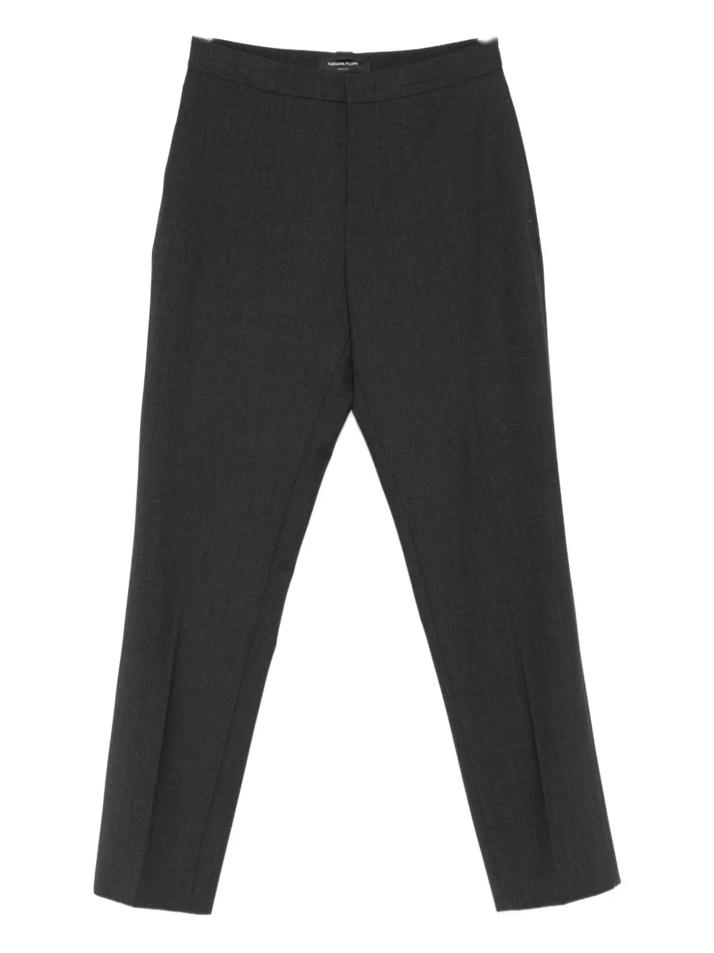 Fabiana Filippi Pressed-crease Trousers In Gray