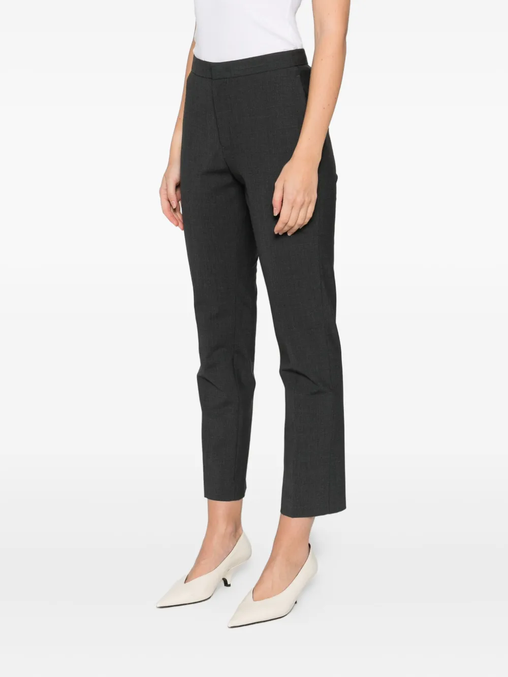 Fabiana Filippi Pressed-crease Trousers In Gray