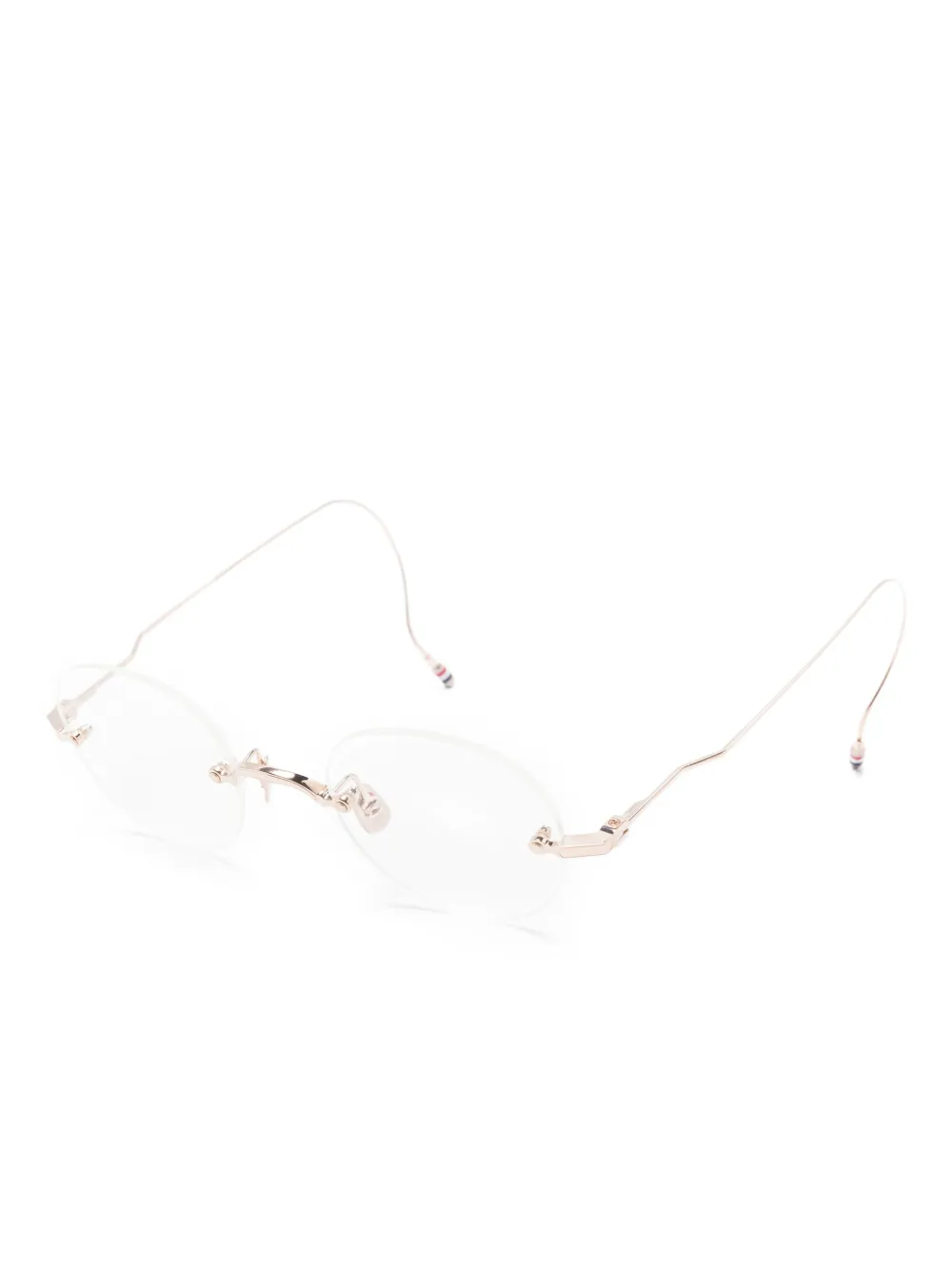 Thom Browne Eyewear round-frames rimless glasses | Homme | Image 2