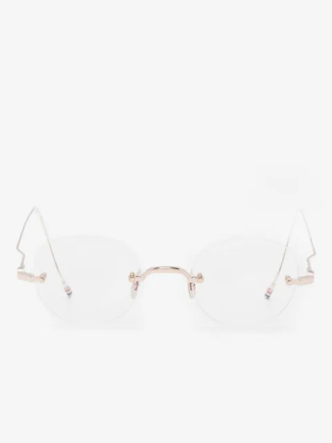 Thom Browne Eyewear lentes redondos sin armazón