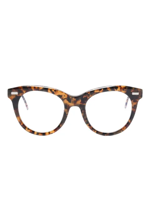 Thom Browne Eyewear lunettes de vue à effet écailles de tortue