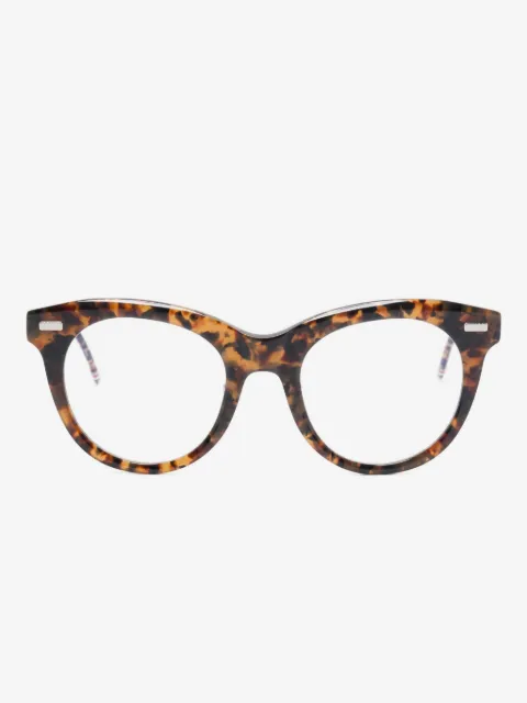 Thom Browne Eyewear tortoiseshell-effect glasses
