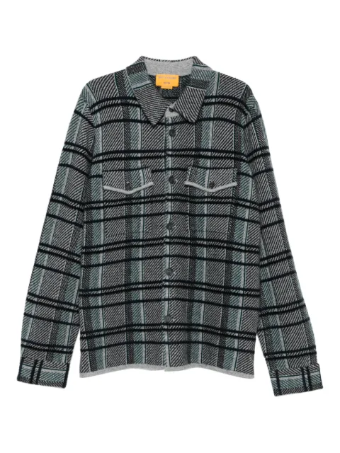 Guest In Residence checked pocket shirt