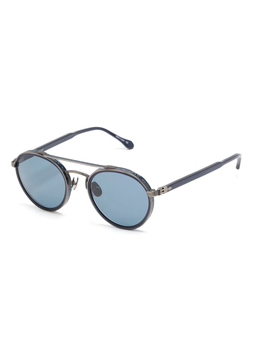 Matsuda round-frame sunglasses - Blauw