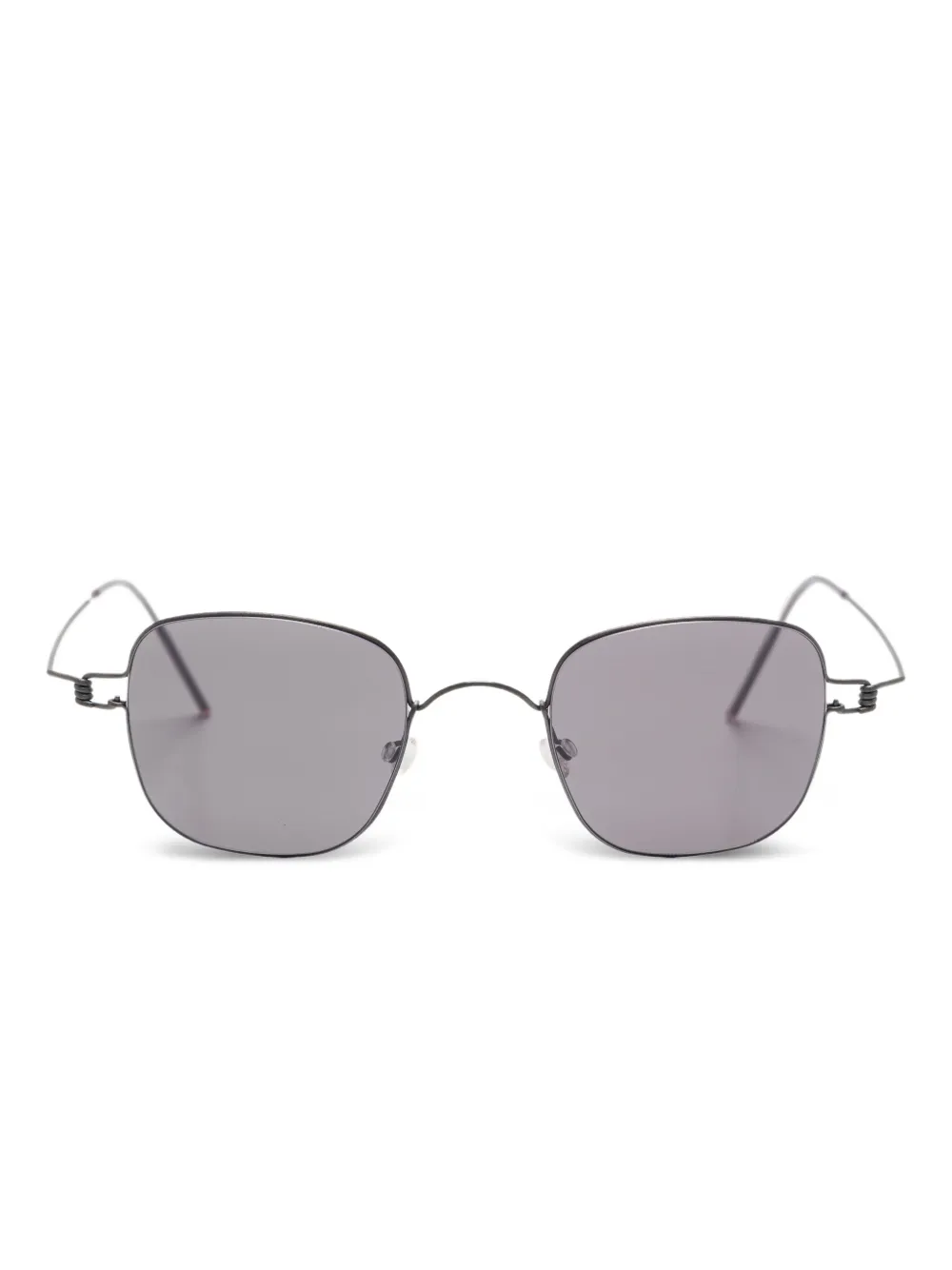 Lindberg rectangle-frame sunglasses | Grey | Image 1