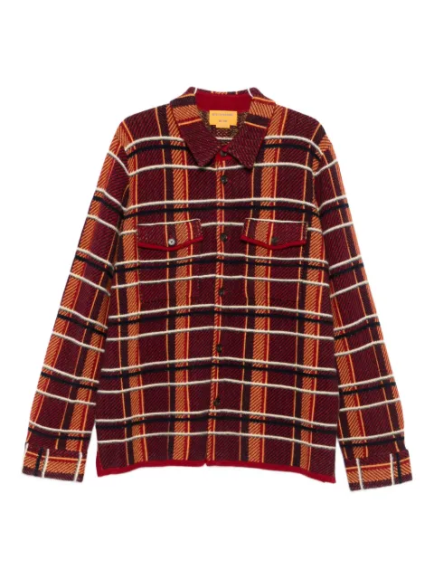 Guest In Residence checked cashmere shirt