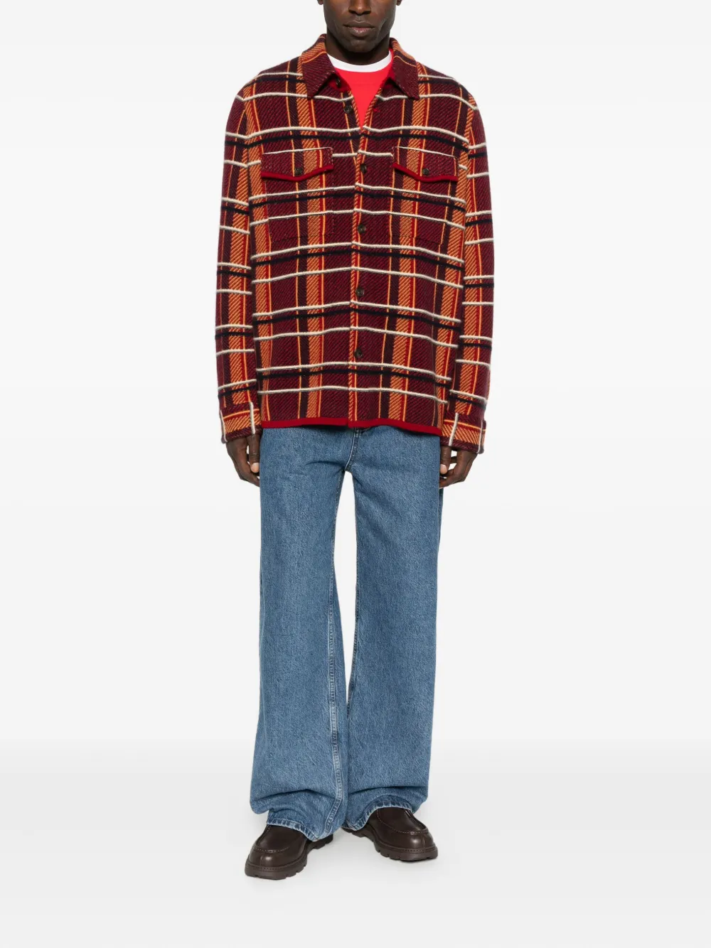 Guest In Residence checked cashmere shirt | Image 2
