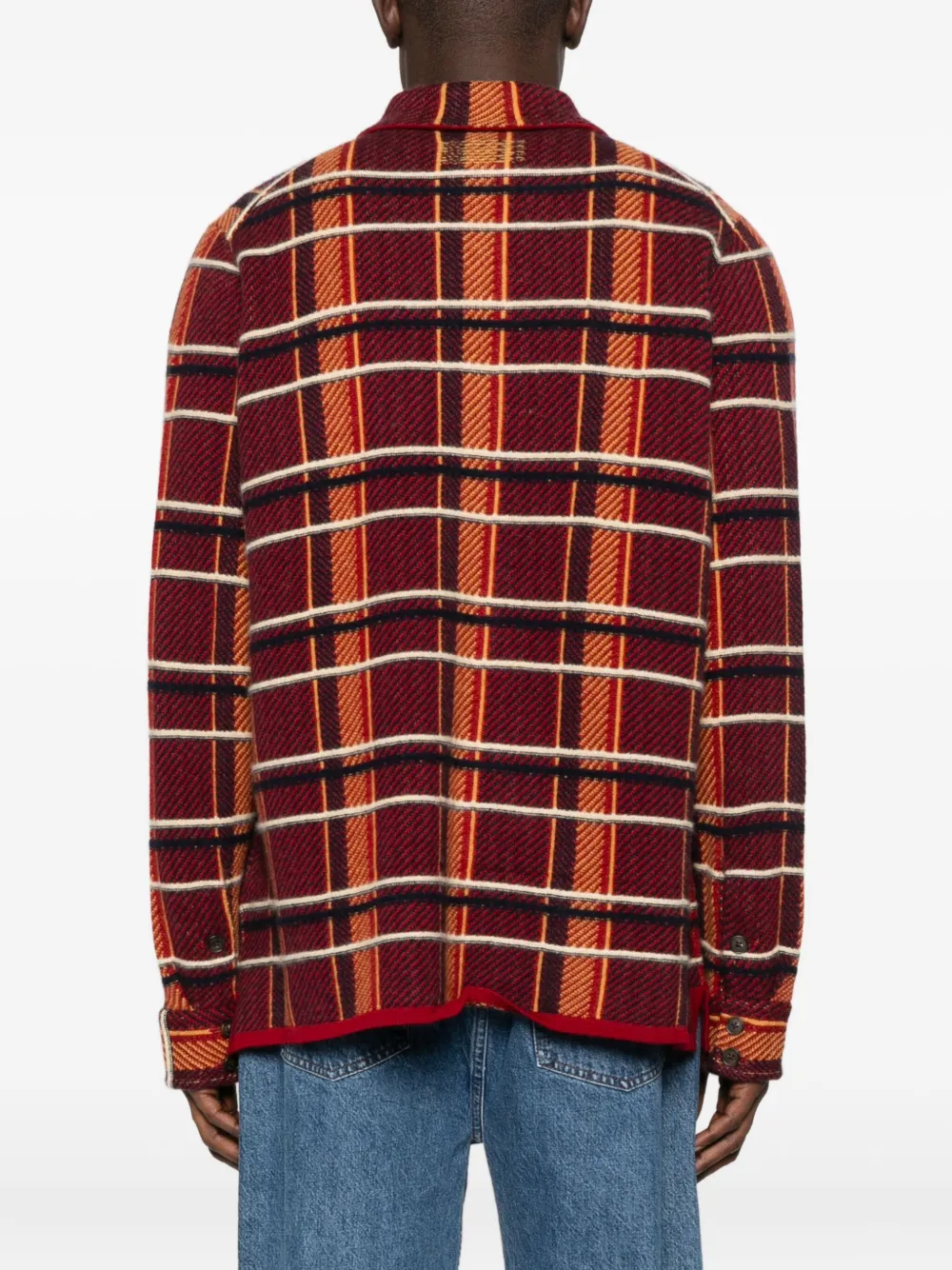 Guest In Residence Checked Cashmere Shirt In Brown