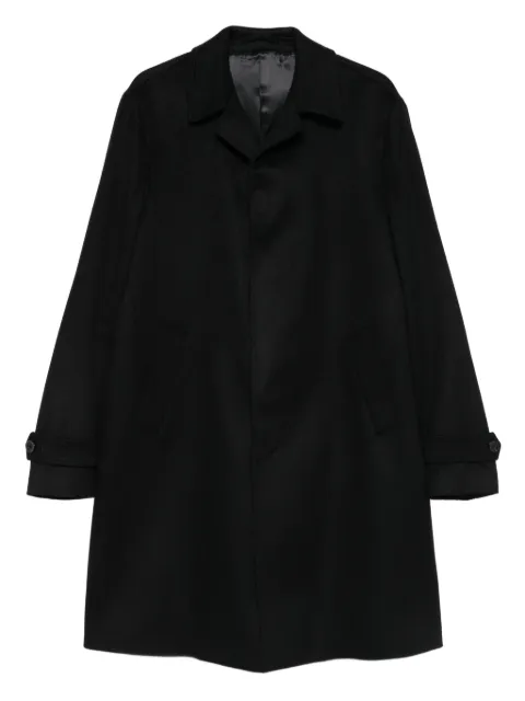 Lardini side-pockets single-breasted coat
