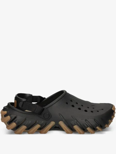 Crocs perforated-sole heel-strap clog sandals