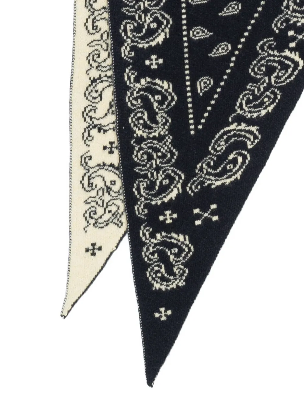 Guest In Residence Paisley-pattern Bandana Scarf In Blue
