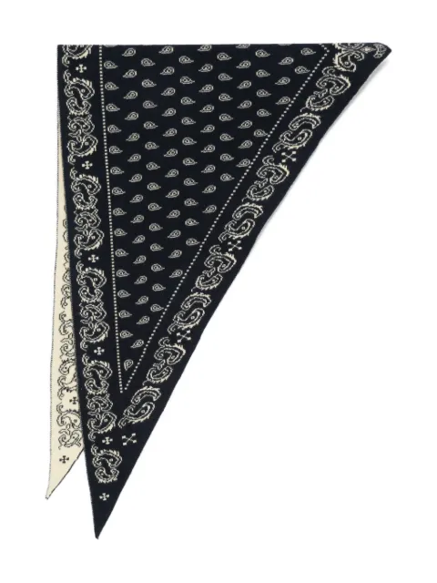 Guest In Residence paisley-pattern bandana scarf