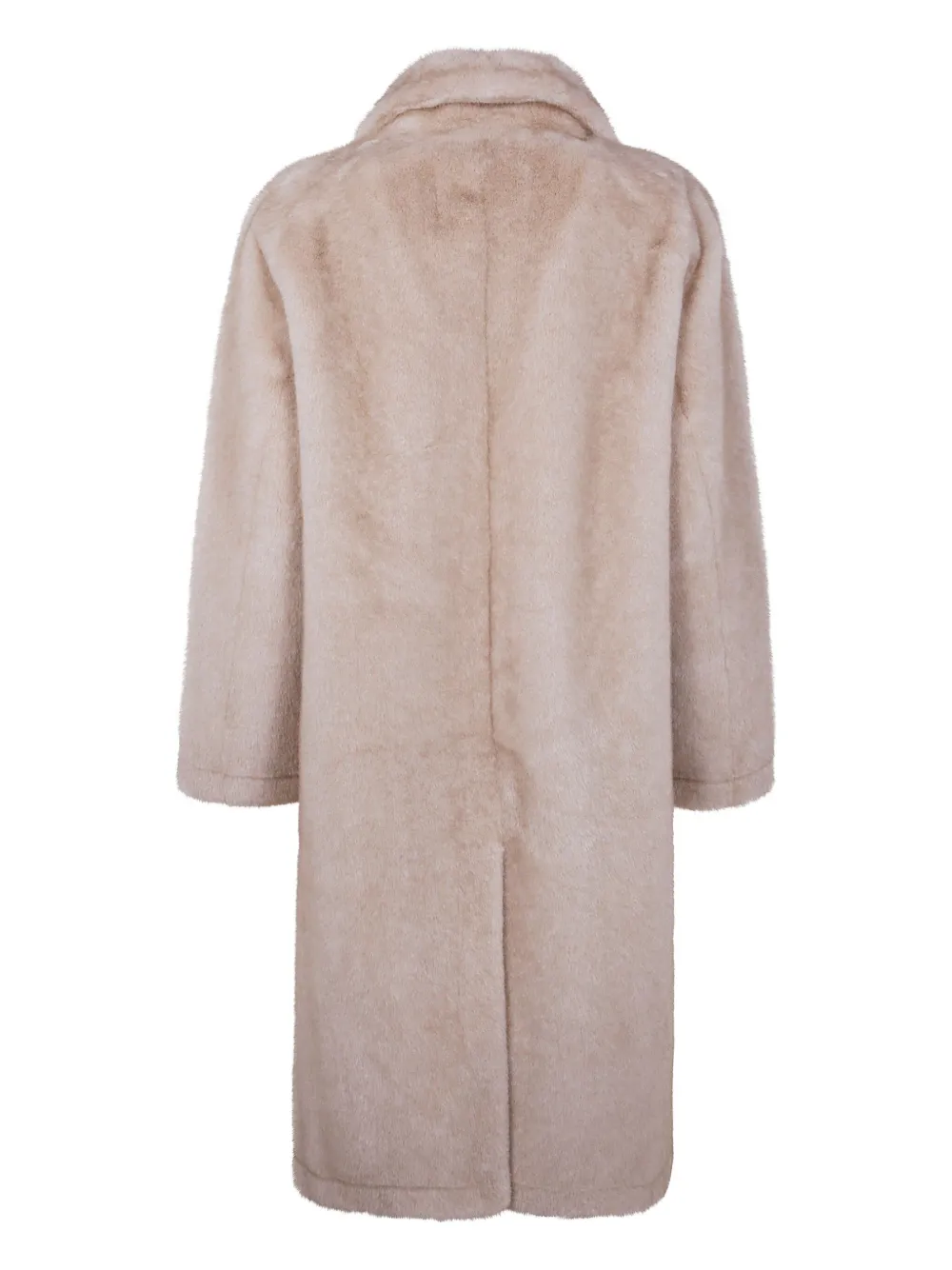 Valentini 1972 Double-breasted Faux-fur Coat In Multi