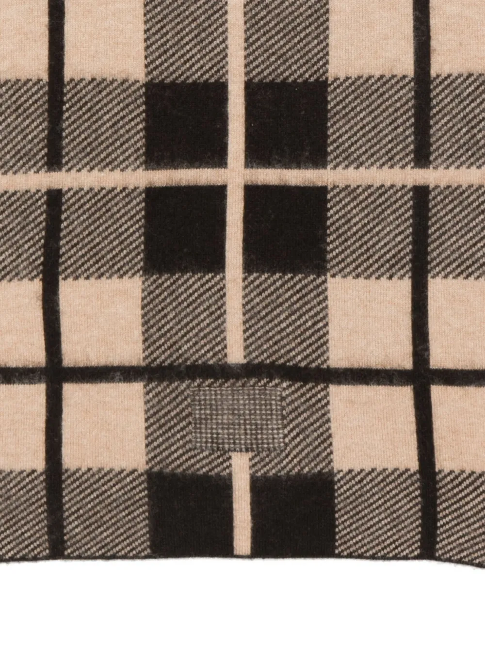 Guest In Residence Checked Scarf In Multi