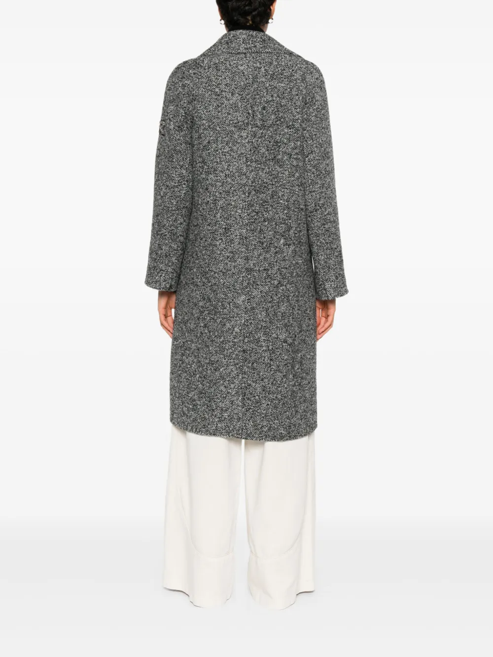 ERMANNO FIRENZE Jas met dubbele rij knopen Grijs