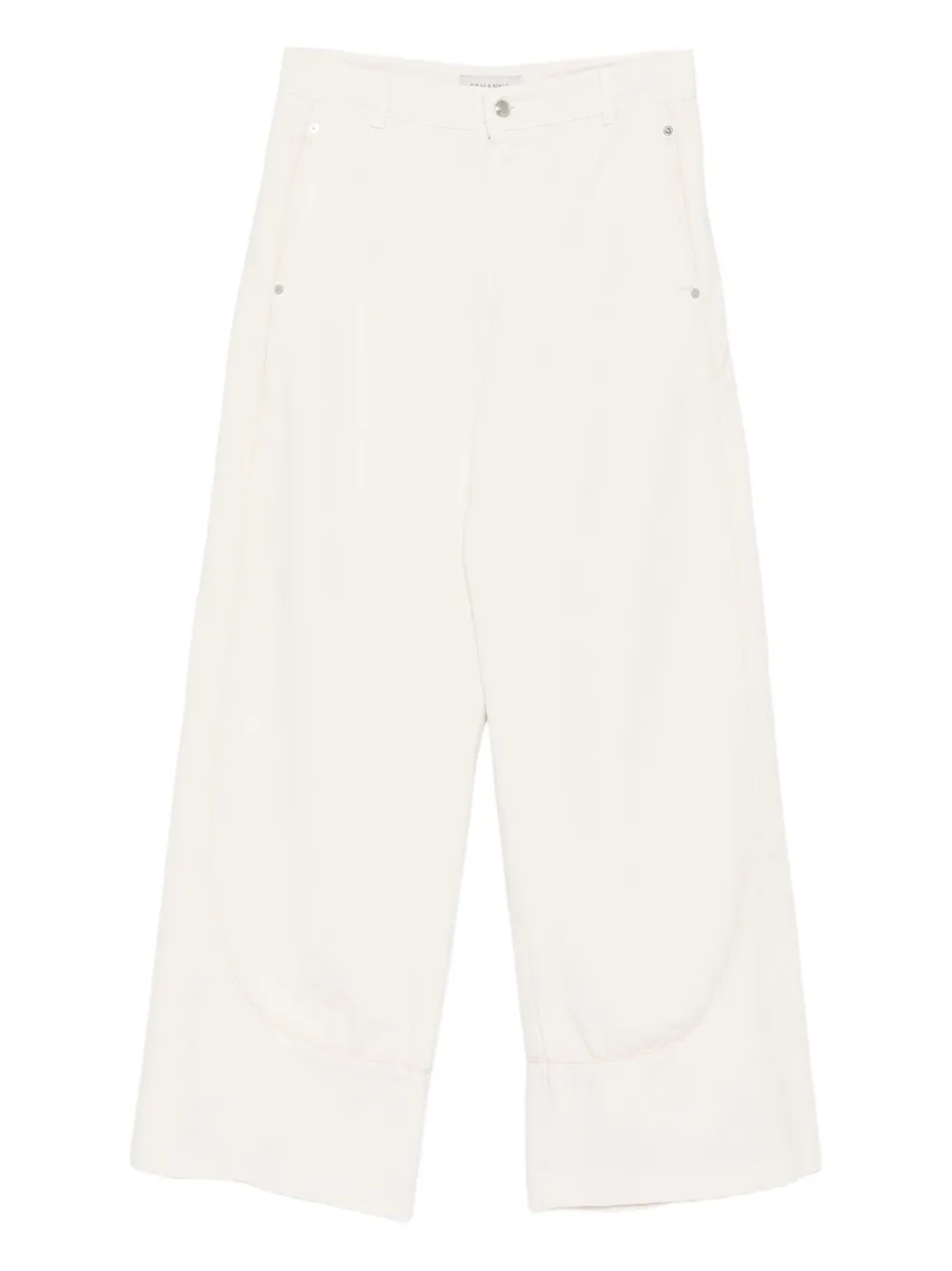 ERMANNO FIRENZE  button-fastening trousers | White | Image 1