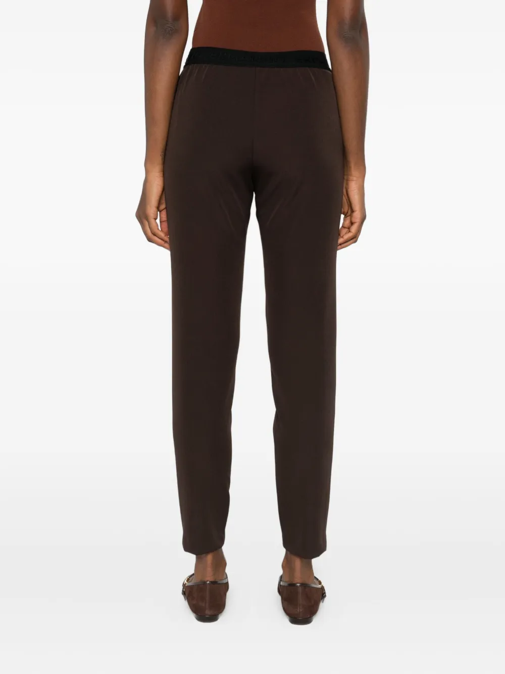 ERMANNO FIRENZE Broek met zakdetail Bruin