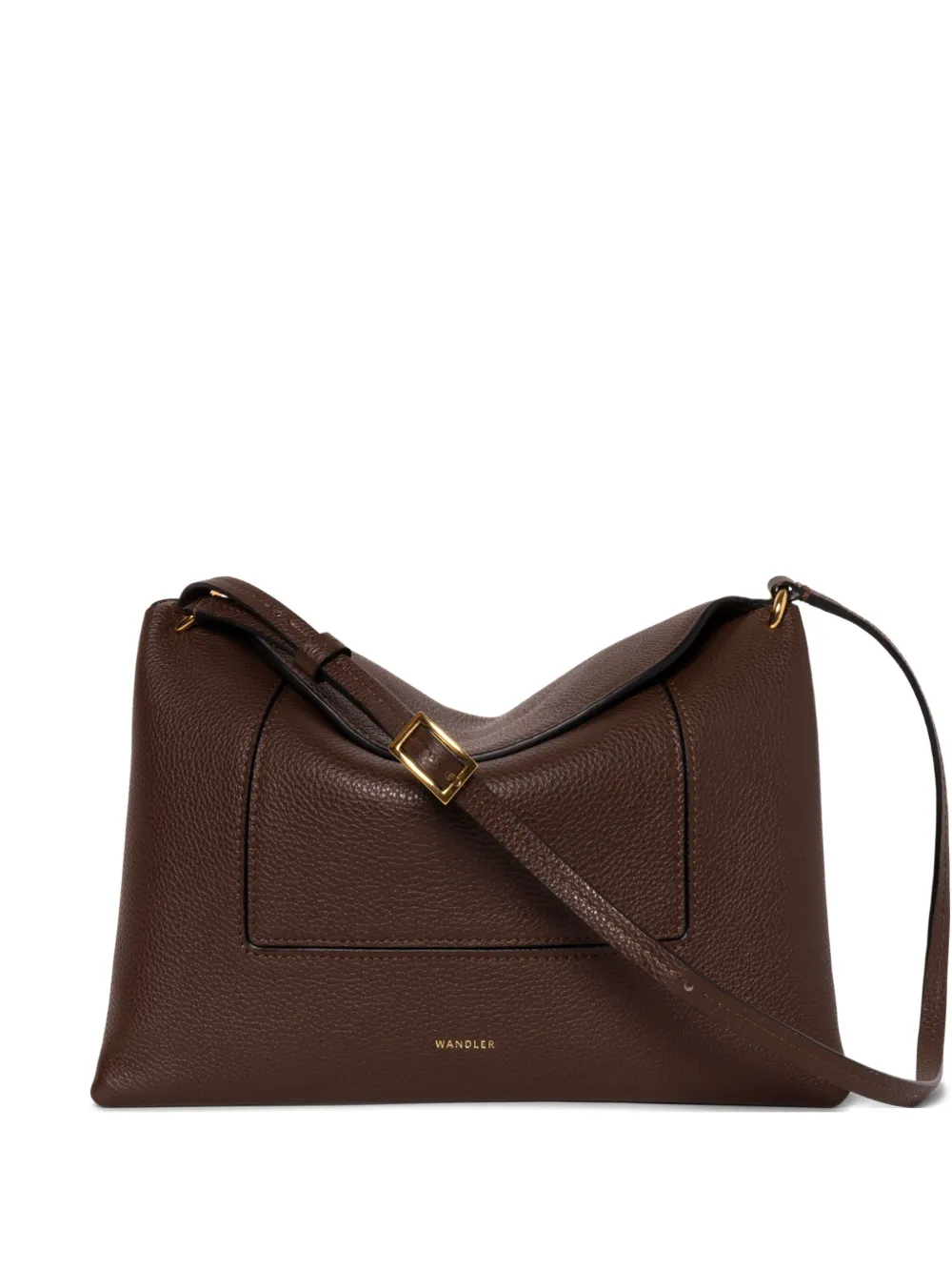 Wandler Penelope Buckle Shoulder Bag In Burgundy
