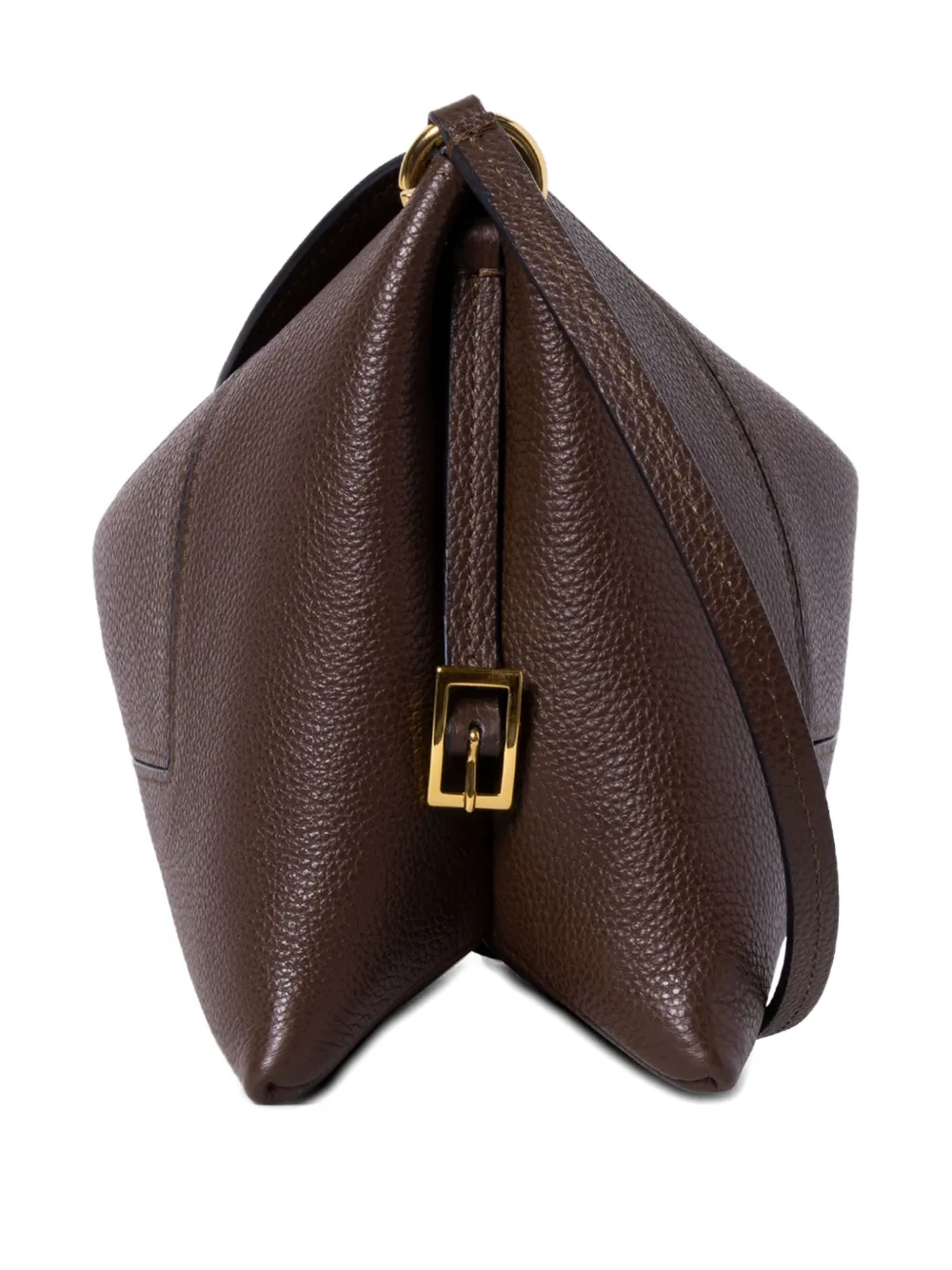 Wandler Penelope Buckle Shoulder Bag In Burgundy