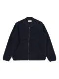 Universal Works zip-front bomber jacket - Blue