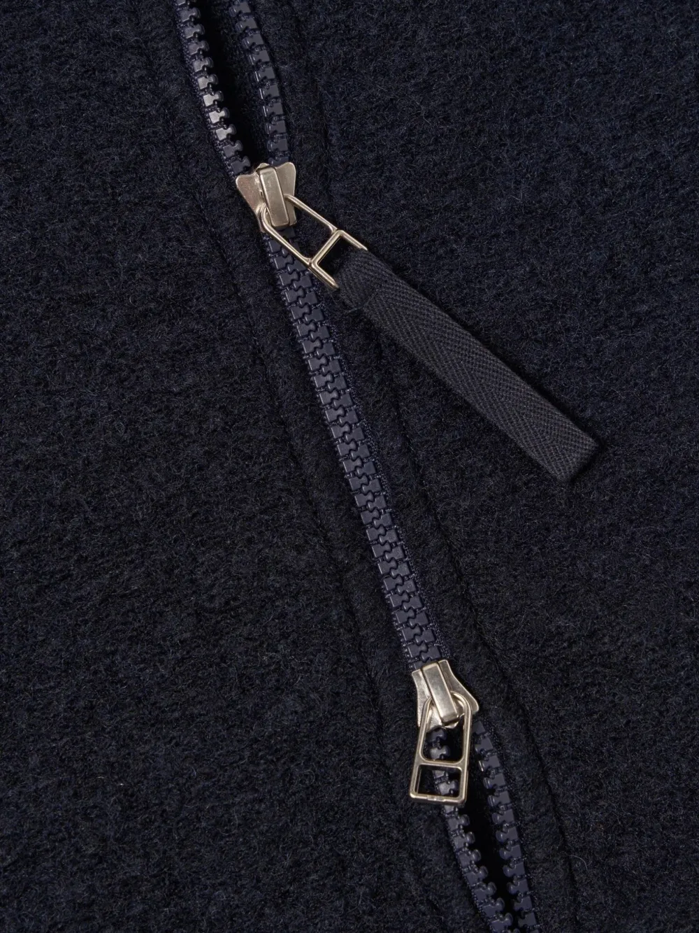 Universal Works Bomberjack met rits Blauw