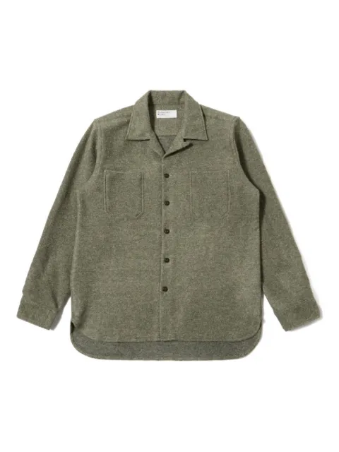 Universal Works patch-pocket button-cuff shirt