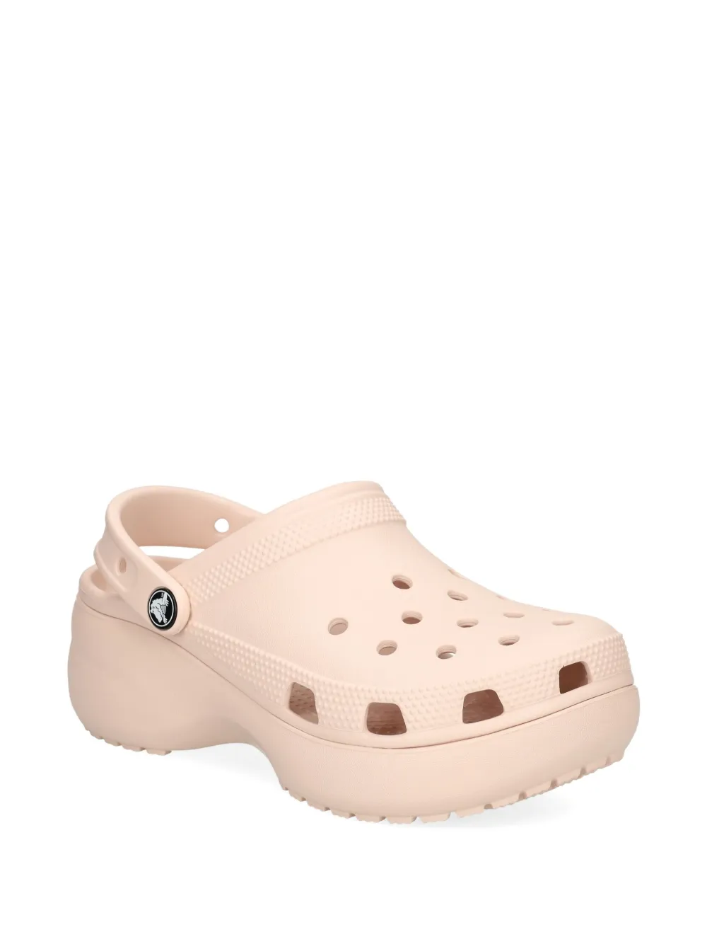 Crocs platform heel slides Pink