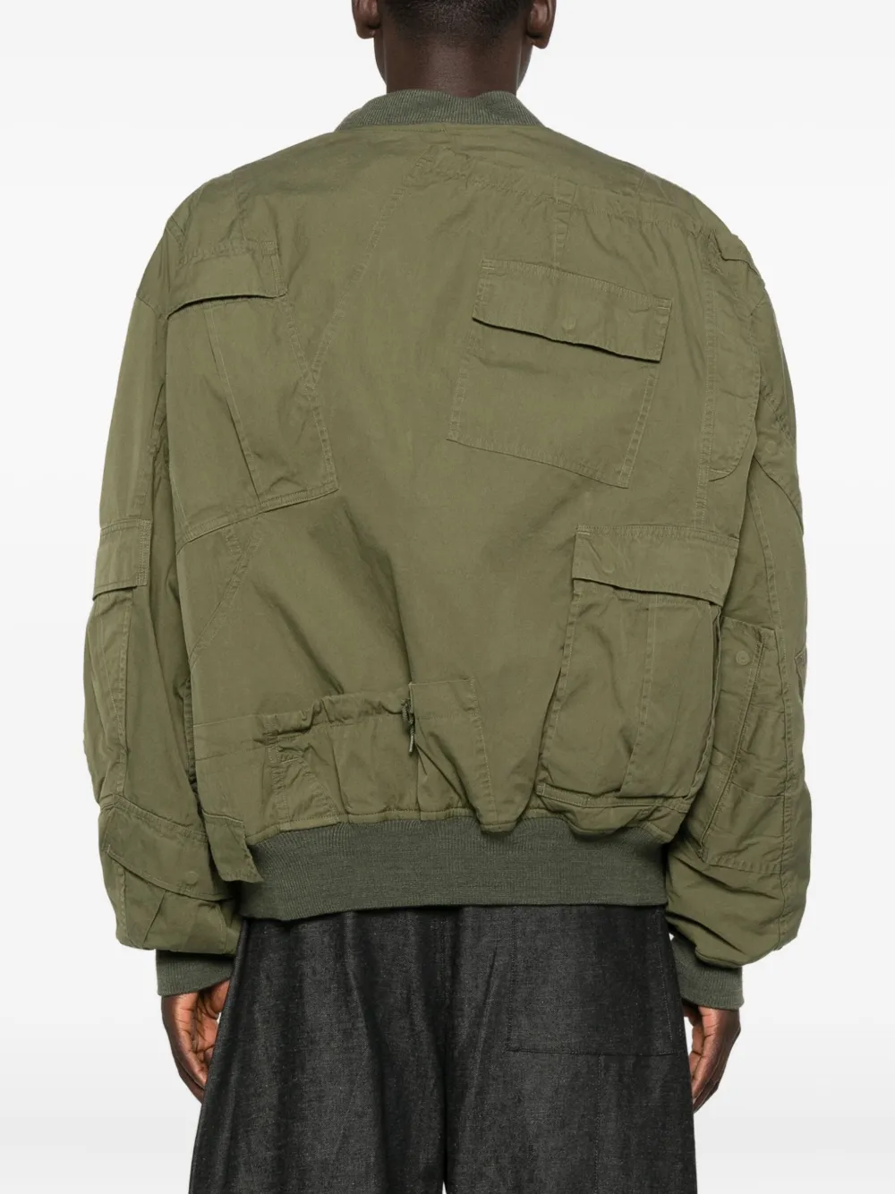 Junya Watanabe MAN Katoenen bomberjack Groen