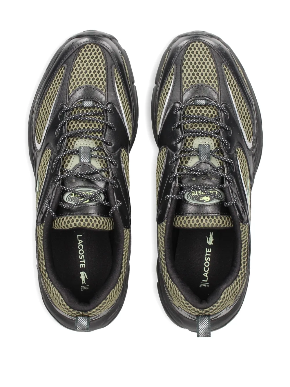 Lacoste mesh-panelled sneakers Black