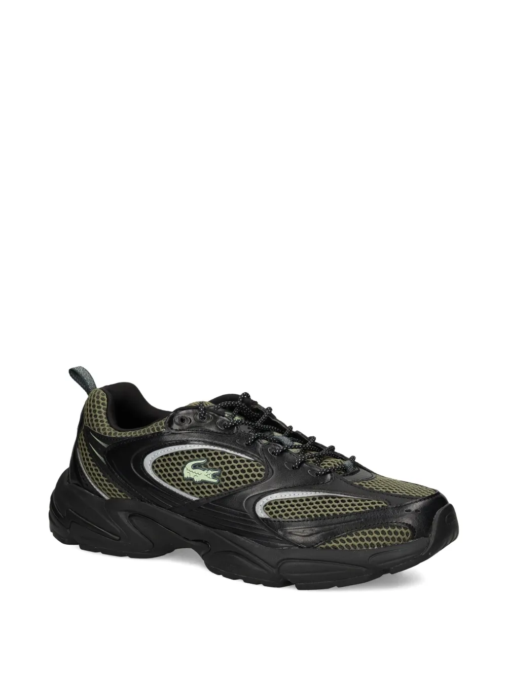 Lacoste mesh-panelled sneakers Black
