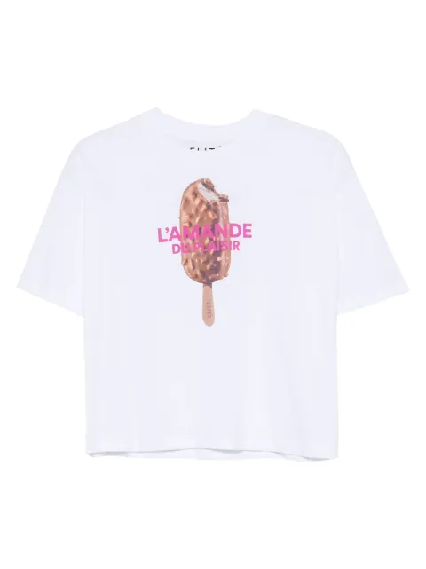 Elite playera con estampado gráfico