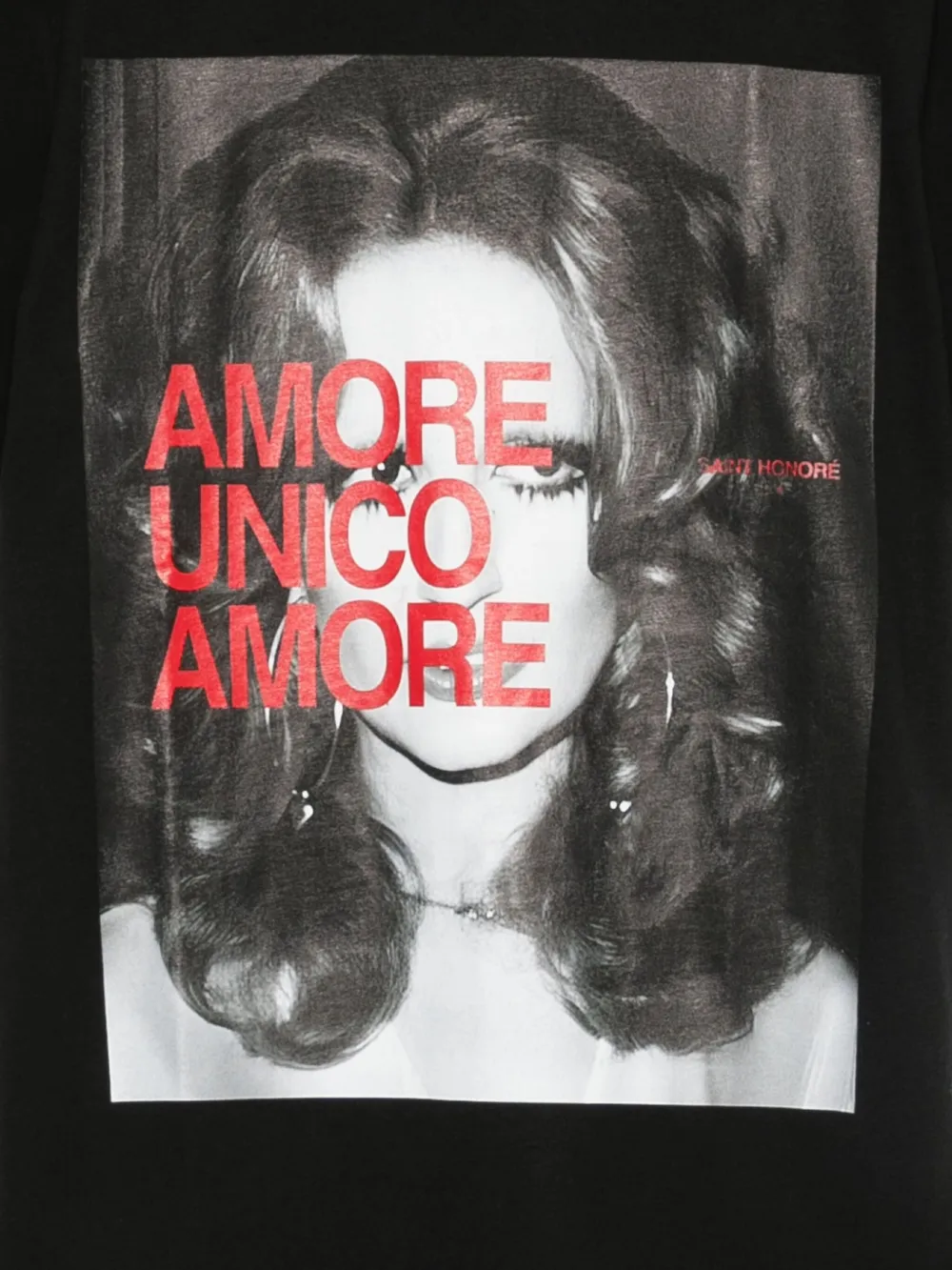 Elite Amore Unico Amore T-shirt In Black