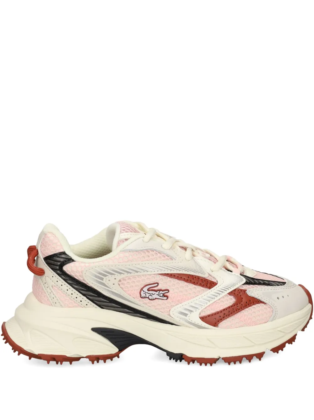 Lacoste Neo Shot 225 sneakers met mesh vlakken Roze