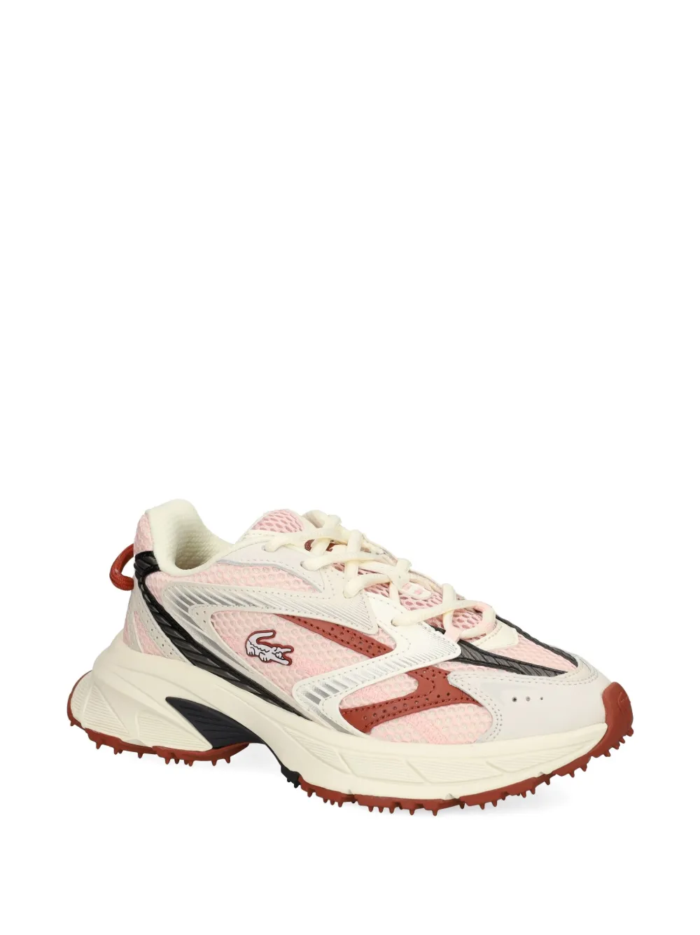 Lacoste Neo Shot 225 mesh-panelled sneakers - Roze