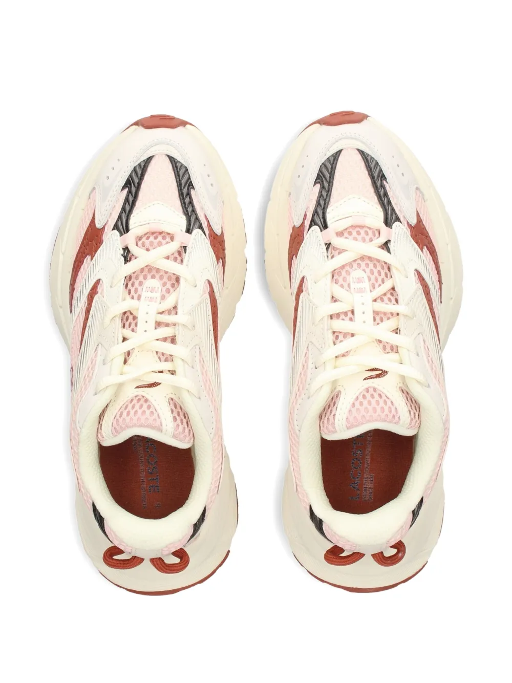 Lacoste Neo Shot 225 sneakers met mesh vlakken Roze