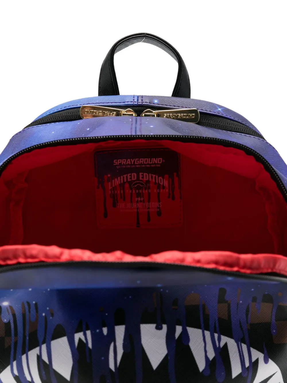 Sprayground Champion Of The Galaxy Backpack In Blue