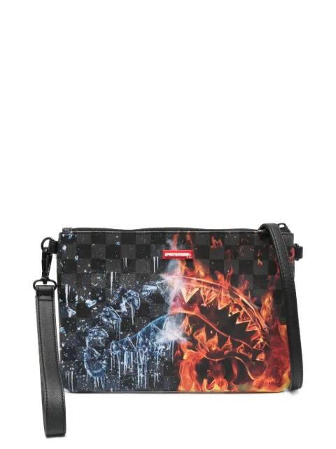 Sprayground Fire & Ice shark cross body bag