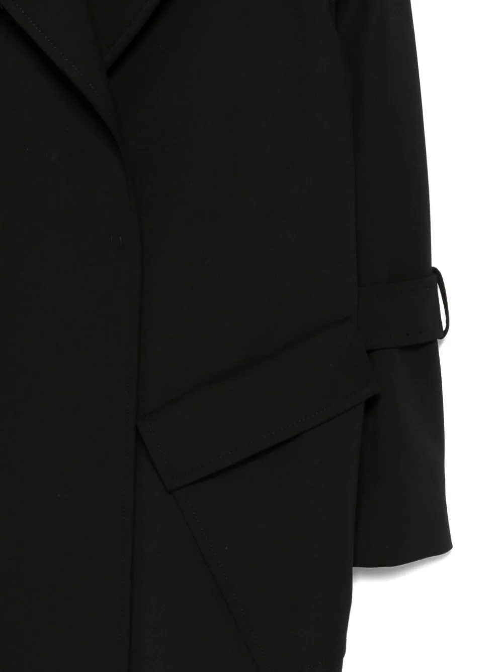 N°21 Single-breasted Coat In Black